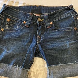True religion Jean shorts